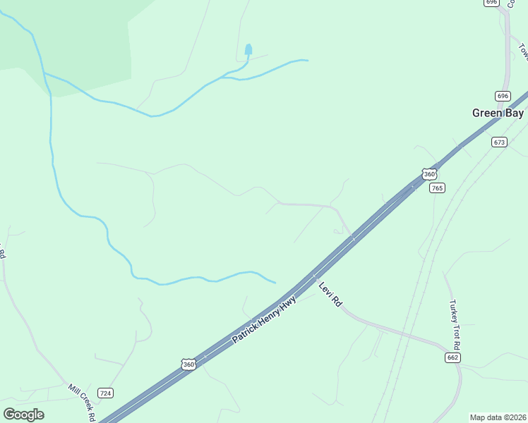 map of restaurants, bars, coffee shops, grocery stores, and more near Co Road 769 in Meherrin