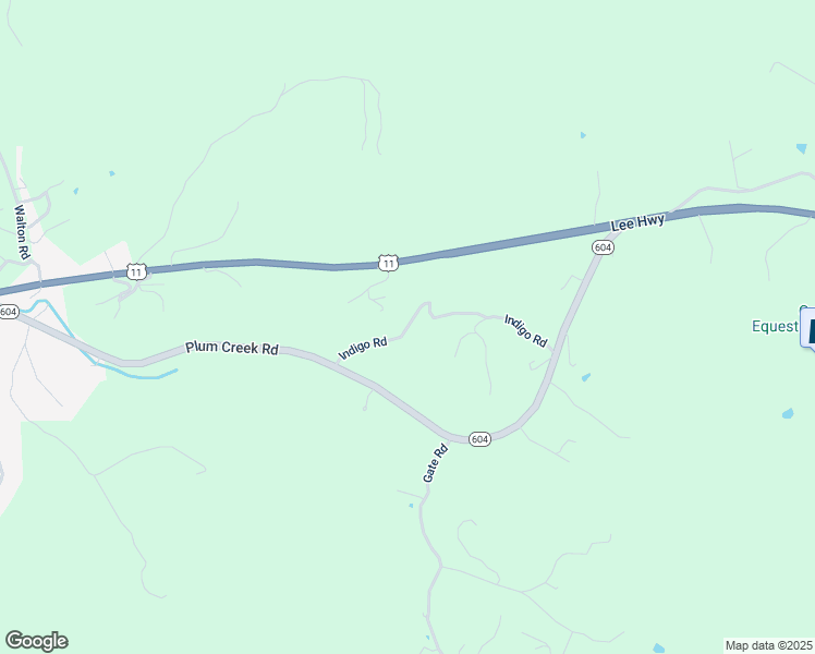 map of restaurants, bars, coffee shops, grocery stores, and more near 2705 Indigo Road in Christiansburg