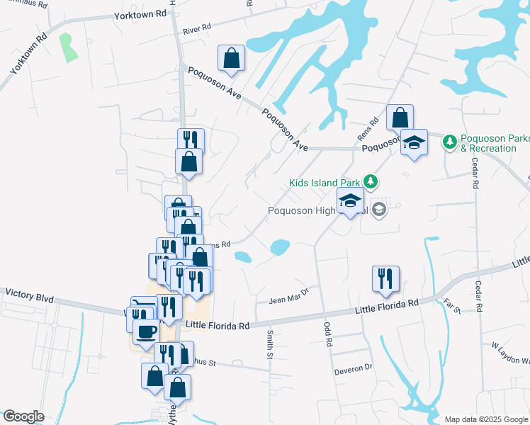 63 Hudgins Road, Poquoson VA Walk Score