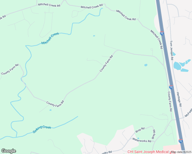 map of restaurants, bars, coffee shops, grocery stores, and more near County Farm Road in London