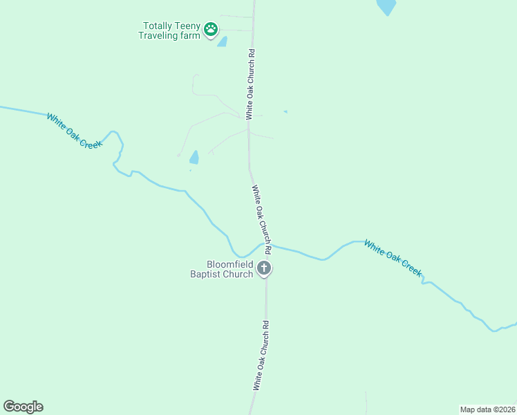 map of restaurants, bars, coffee shops, grocery stores, and more near 10198 White Oak Church Road in Wilsons