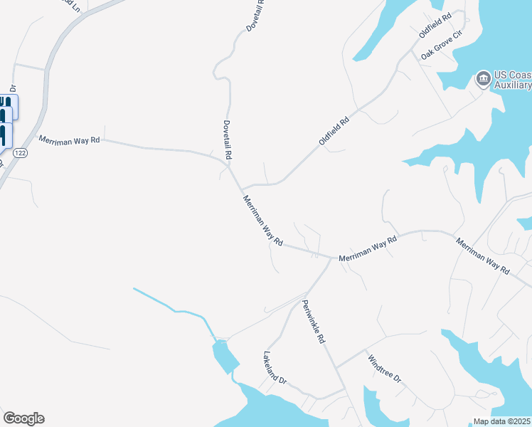 map of restaurants, bars, coffee shops, grocery stores, and more near 855 Merriman Way Road in Moneta