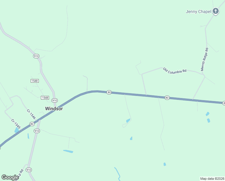 map of restaurants, bars, coffee shops, grocery stores, and more near 1174 Kentucky 80 in Windsor