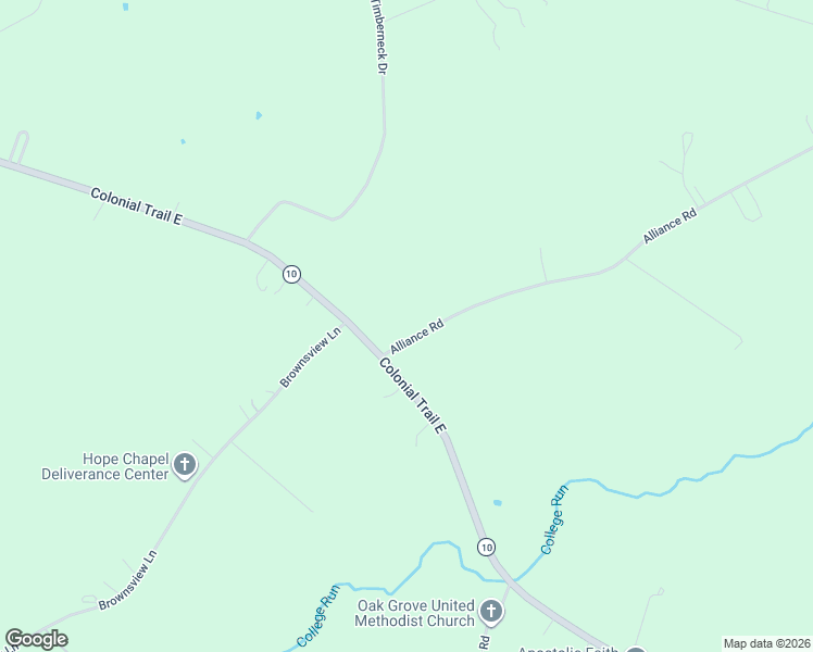 map of restaurants, bars, coffee shops, grocery stores, and more near 81 Alliance Road in Surry