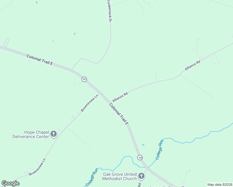 map of restaurants, bars, coffee shops, grocery stores, and more near 81 Alliance Road in Surry