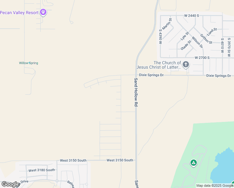 map of restaurants, bars, coffee shops, grocery stores, and more near 4667 West 2870 South in Hurricane