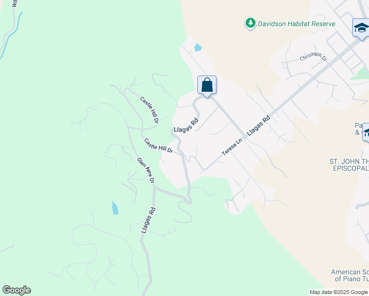 map of restaurants, bars, coffee shops, grocery stores, and more near 1205 Teresa Lane in Morgan Hill