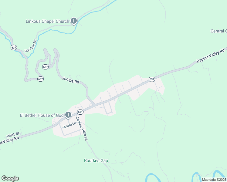 map of restaurants, bars, coffee shops, grocery stores, and more near Clean Street in Tazewell County
