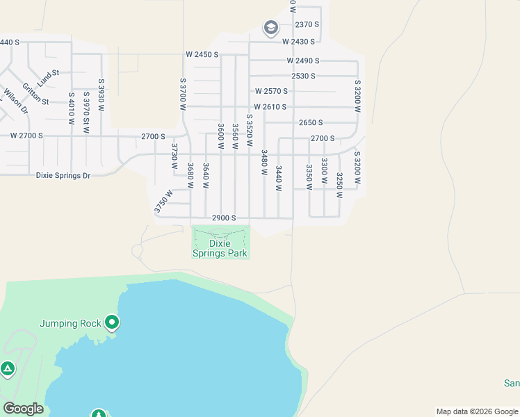 map of restaurants, bars, coffee shops, grocery stores, and more near 2882 3480 West in Hurricane