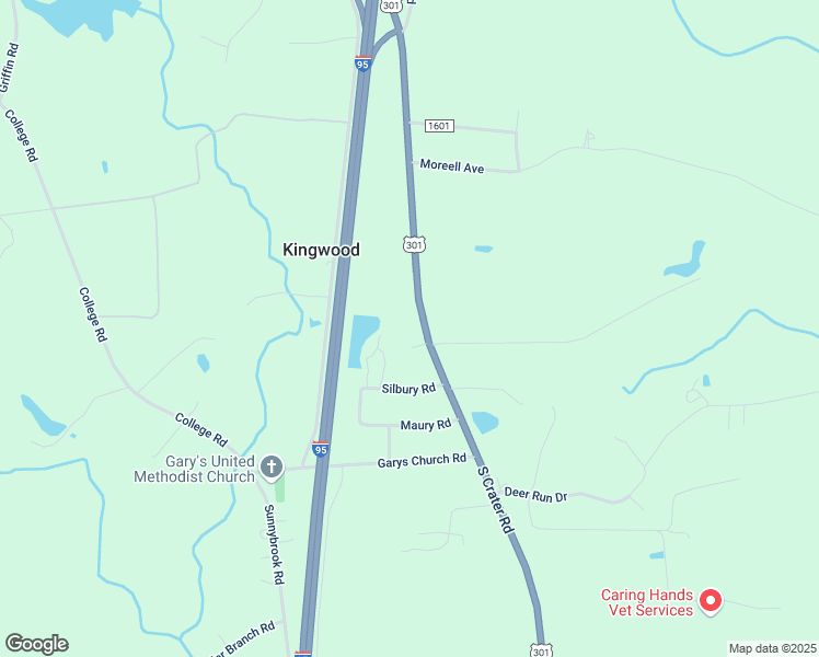 map of restaurants, bars, coffee shops, grocery stores, and more near 13116 South Crater Road in Petersburg