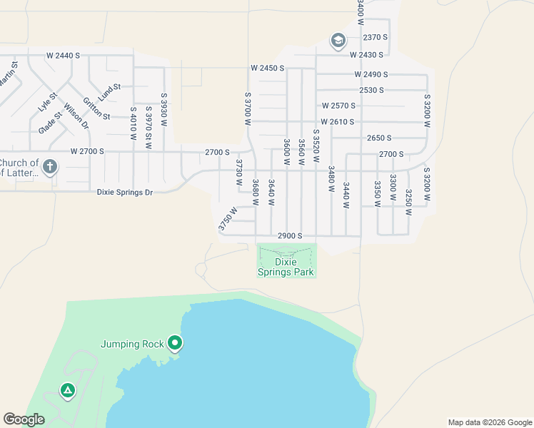 map of restaurants, bars, coffee shops, grocery stores, and more near 2846 3640 West in Hurricane