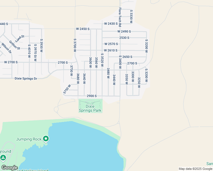 map of restaurants, bars, coffee shops, grocery stores, and more near 2834 3480 West in Hurricane