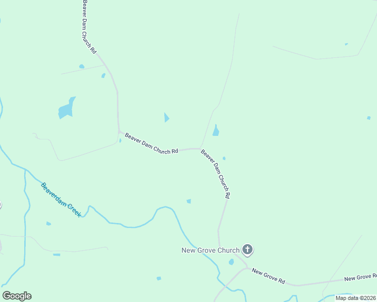 map of restaurants, bars, coffee shops, grocery stores, and more near 2282-2898 Beaver Dam Church Road in Brownsville