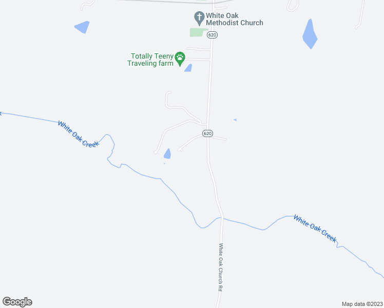 map of restaurants, bars, coffee shops, grocery stores, and more near 10118 White Oak Church Road in Wilsons