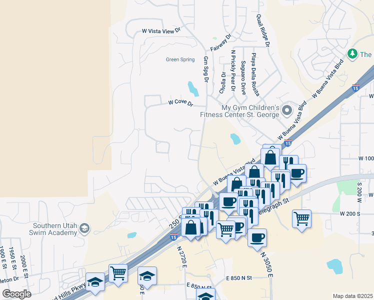 map of restaurants, bars, coffee shops, grocery stores, and more near 61 Shadow Ridge Drive in Washington