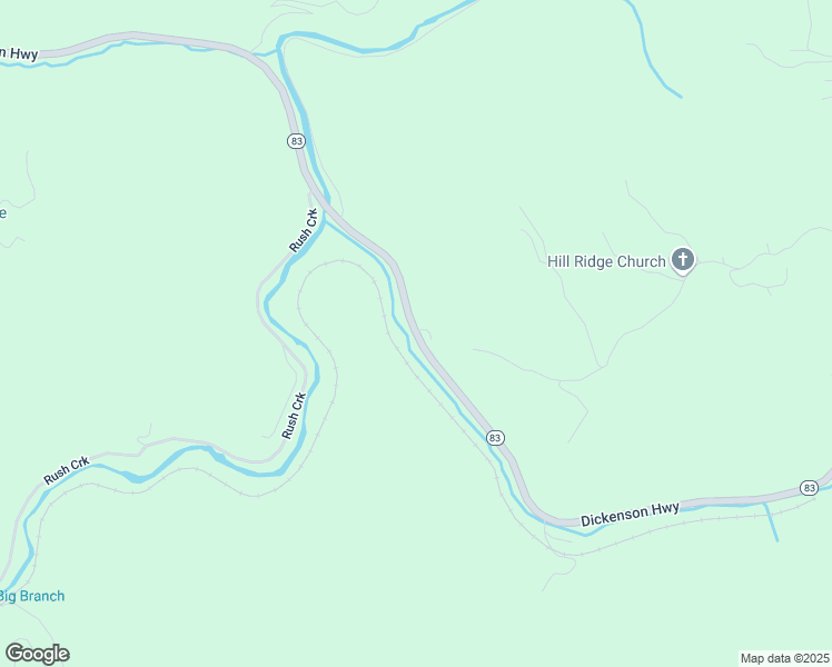 map of restaurants, bars, coffee shops, grocery stores, and more near Fremont Avenue in Clintwood