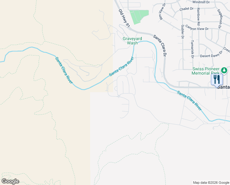 map of restaurants, bars, coffee shops, grocery stores, and more near 1423 Boone Park Circle in Santa Clara
