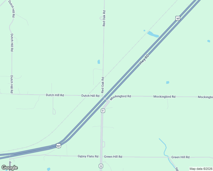 map of restaurants, bars, coffee shops, grocery stores, and more near 88 Red Oak Road in Fordland