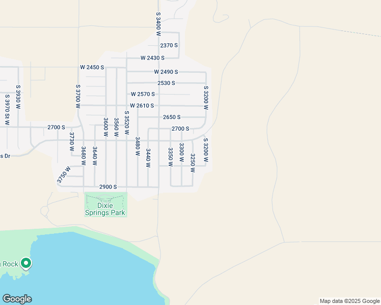 map of restaurants, bars, coffee shops, grocery stores, and more near 2792 South 3250 West in Hurricane