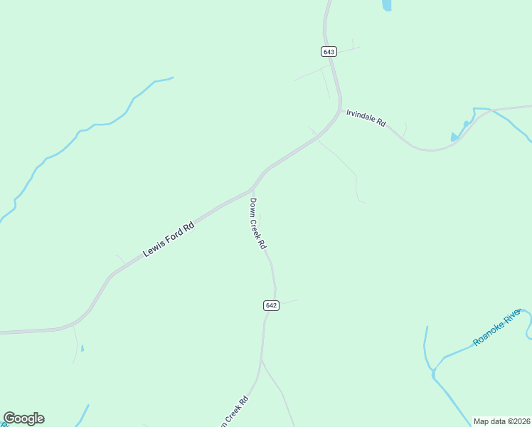 map of restaurants, bars, coffee shops, grocery stores, and more near 100 Down Creek Road in Brookneal
