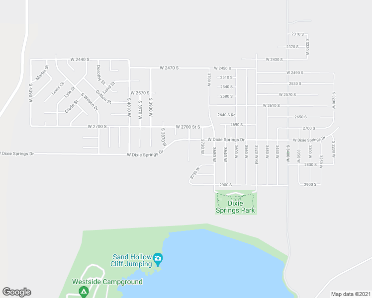 map of restaurants, bars, coffee shops, grocery stores, and more near 2794 South 3780 West in Hurricane