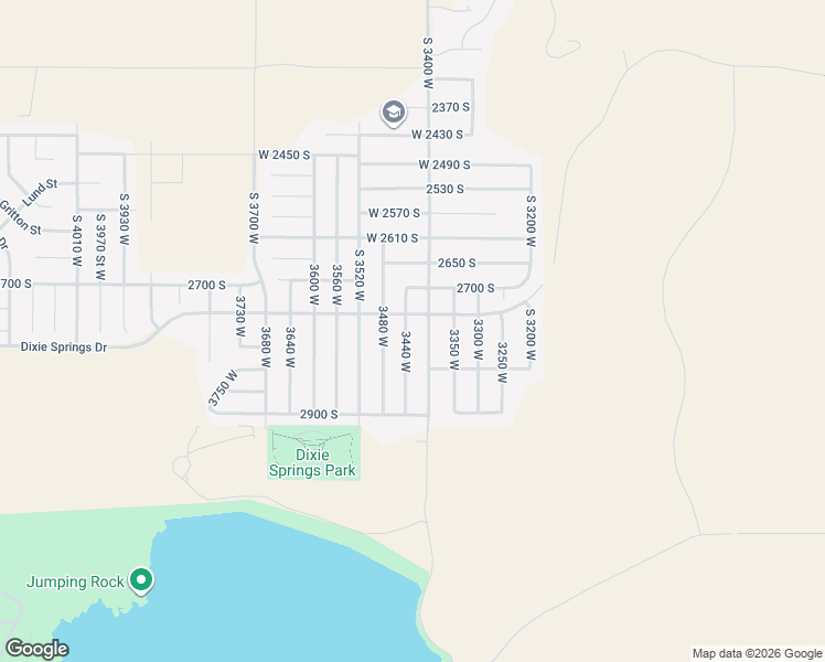 map of restaurants, bars, coffee shops, grocery stores, and more near 2773 3440 West in Hurricane