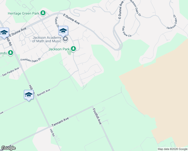 map of restaurants, bars, coffee shops, grocery stores, and more near 2725 Mira Bella Circle in Morgan Hill