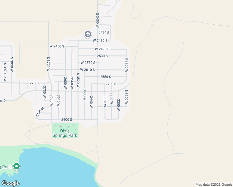 map of restaurants, bars, coffee shops, grocery stores, and more near 2768 South 3250 West in Hurricane