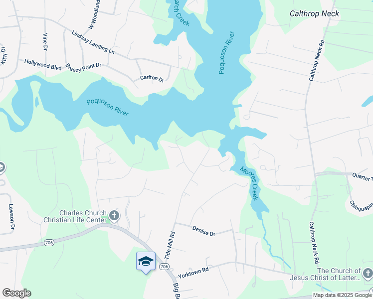 map of restaurants, bars, coffee shops, grocery stores, and more near 204 Ryans Way in Yorktown