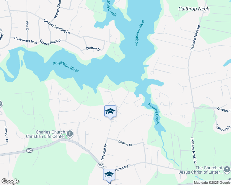 map of restaurants, bars, coffee shops, grocery stores, and more near 204 Ryans Way in Yorktown