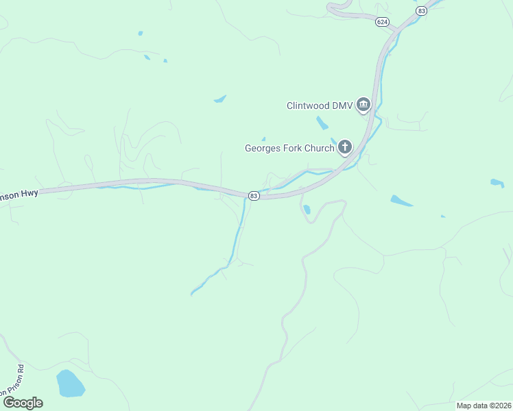 map of restaurants, bars, coffee shops, grocery stores, and more near State Route 705 in Clintwood