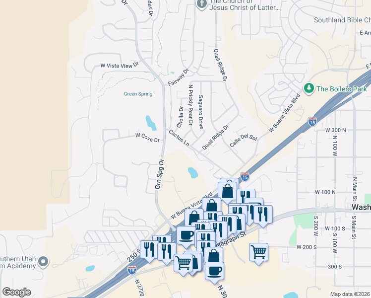 map of restaurants, bars, coffee shops, grocery stores, and more near 229 North Turnbury Lane in Washington