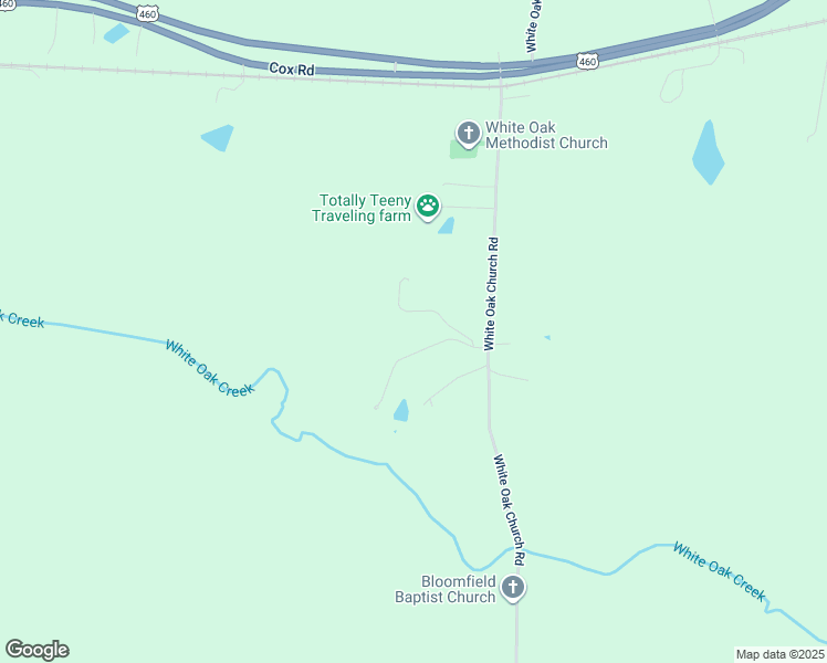 map of restaurants, bars, coffee shops, grocery stores, and more near 10008 White Oak Church Road in Wilsons
