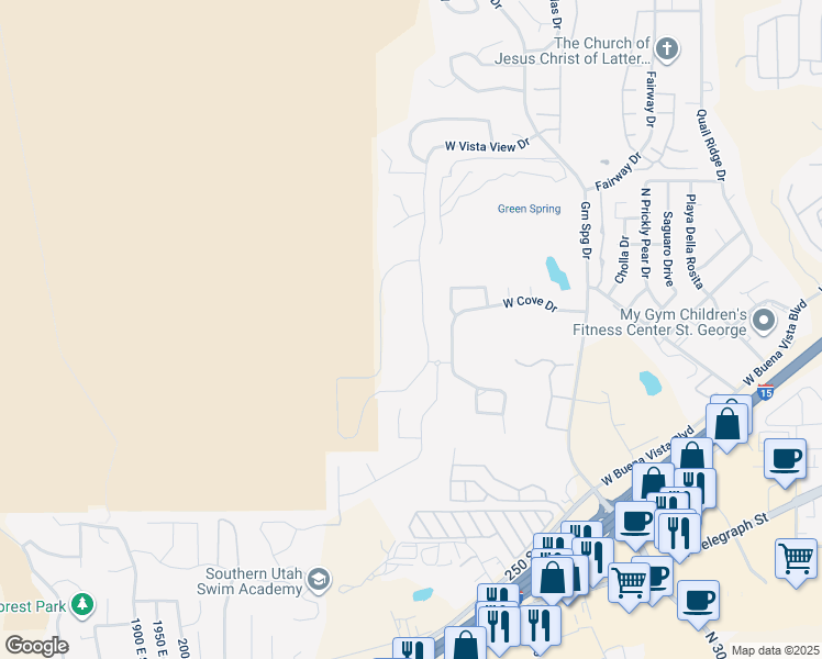 map of restaurants, bars, coffee shops, grocery stores, and more near 237 Cliffside Drive in Washington