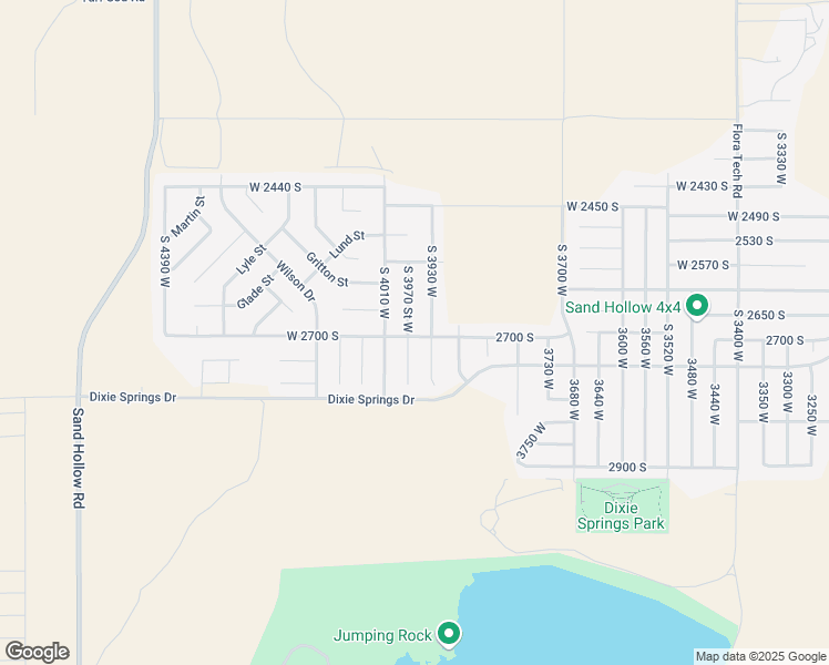 map of restaurants, bars, coffee shops, grocery stores, and more near 2691 South 3970 West in Hurricane