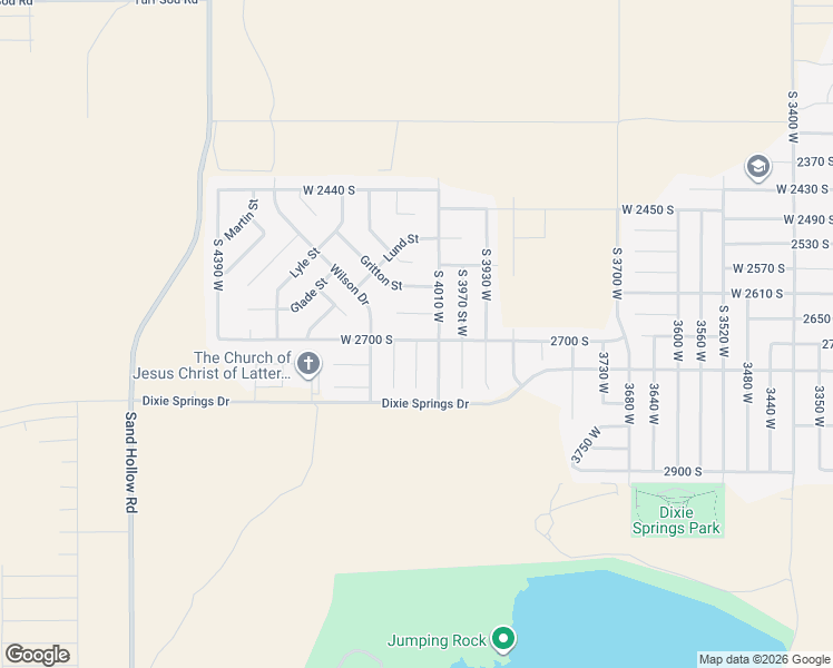 map of restaurants, bars, coffee shops, grocery stores, and more near 4048 West 2700 South in Hurricane