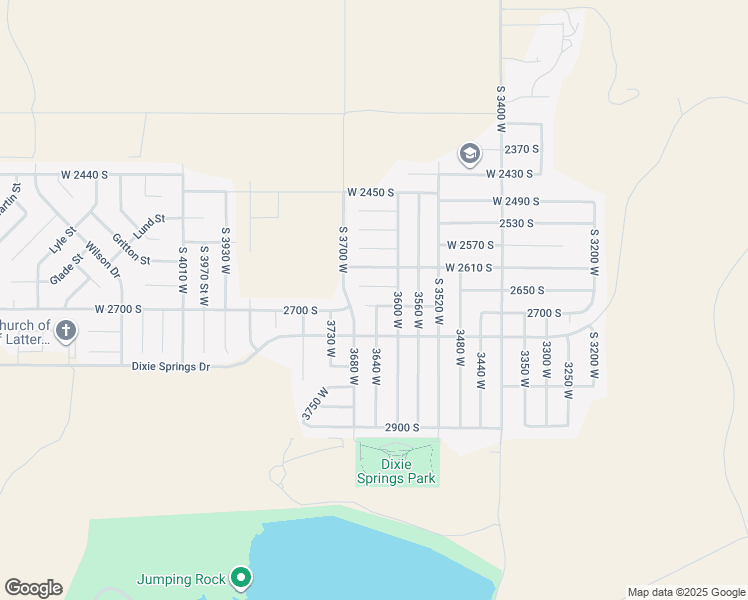 map of restaurants, bars, coffee shops, grocery stores, and more near 3648 2690 South in Hurricane