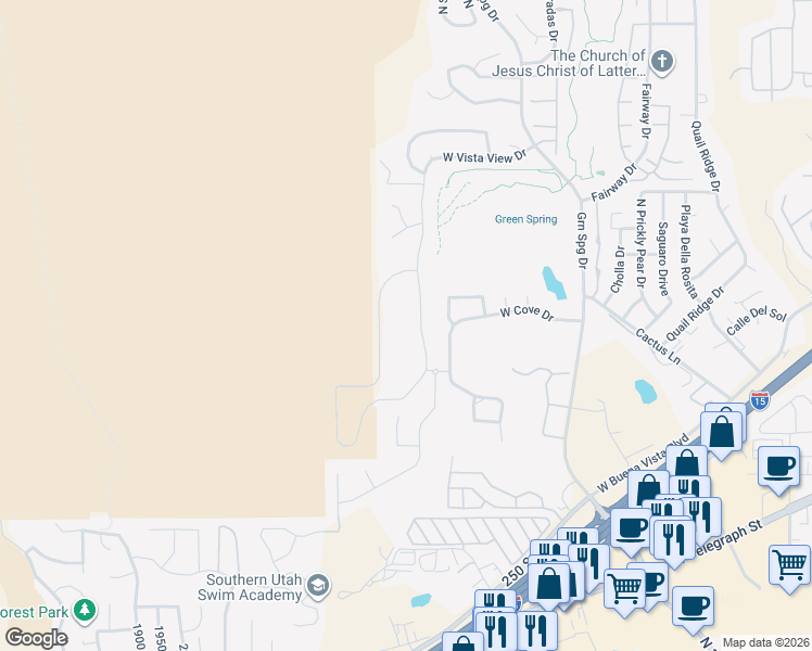 map of restaurants, bars, coffee shops, grocery stores, and more near 237 North Cliffside Drive in Washington