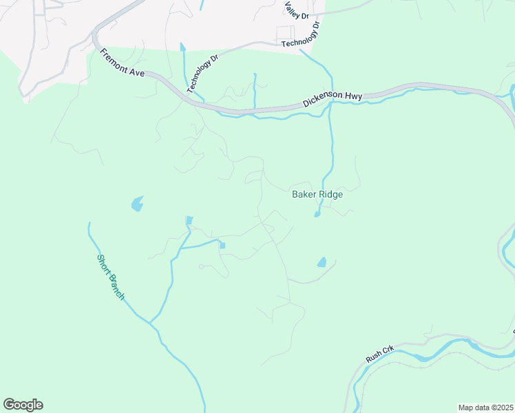 map of restaurants, bars, coffee shops, grocery stores, and more near State Route 632 in Dickenson County