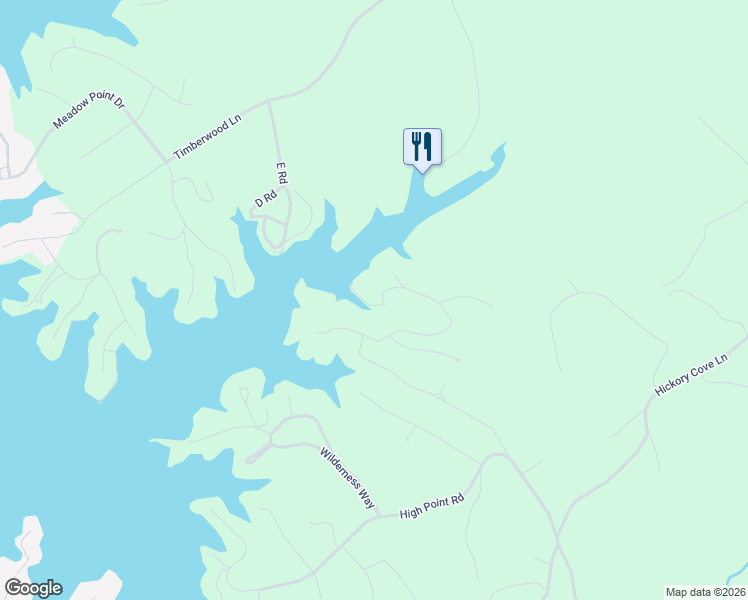 map of restaurants, bars, coffee shops, grocery stores, and more near 502 Whisperway Road in Moneta