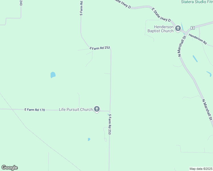 map of restaurants, bars, coffee shops, grocery stores, and more near 4097 South Farm Road 223 in Rogersville