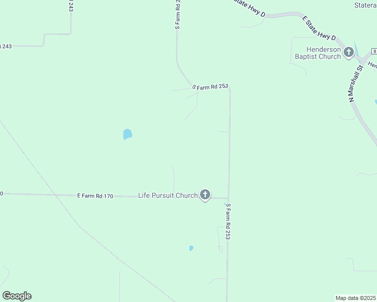 map of restaurants, bars, coffee shops, grocery stores, and more near 9961 Reba Ln in Rogersville