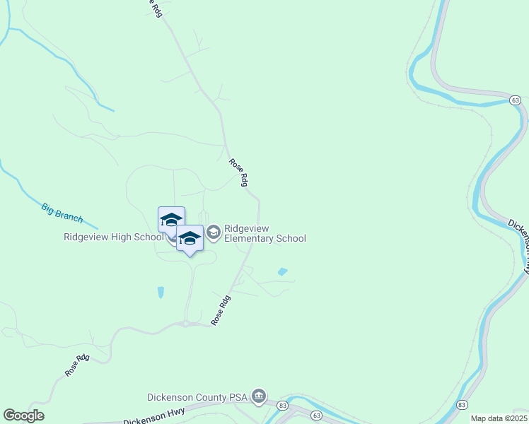 map of restaurants, bars, coffee shops, grocery stores, and more near Virginia 637 in Clintwood