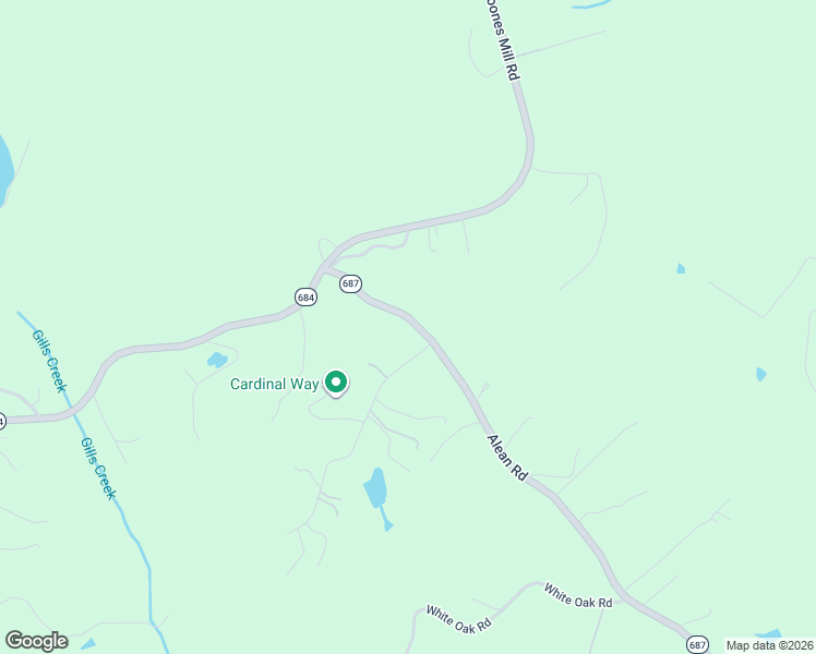 map of restaurants, bars, coffee shops, grocery stores, and more near 5711 Alean Road in Boones Mill