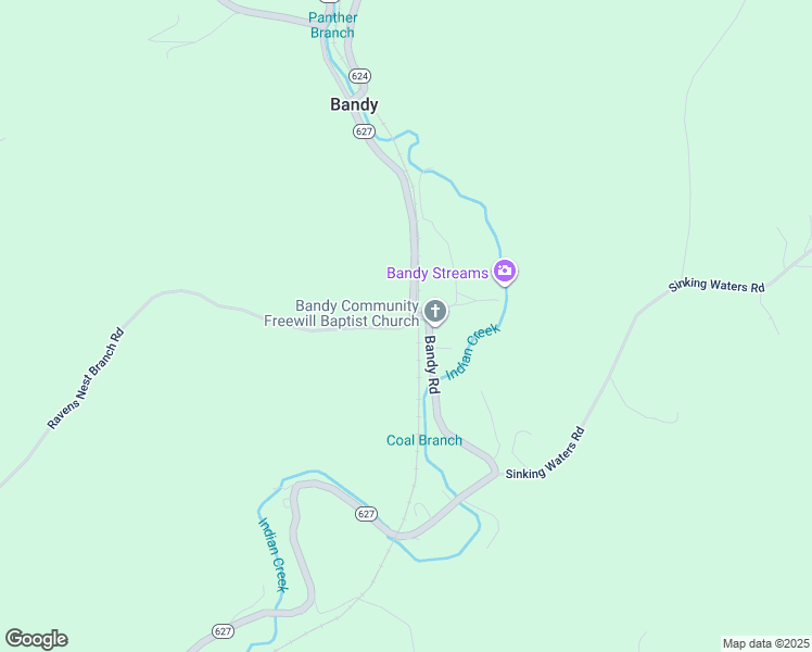 map of restaurants, bars, coffee shops, grocery stores, and more near State Route 626 in Cedar Bluff