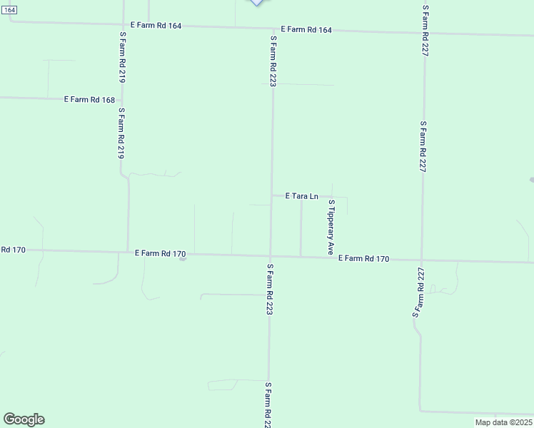 map of restaurants, bars, coffee shops, grocery stores, and more near 4097 South Farm Road 223 in Rogersville