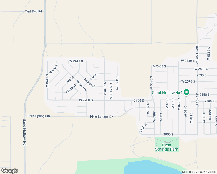 map of restaurants, bars, coffee shops, grocery stores, and more near 2606 South 3970 West in Hurricane