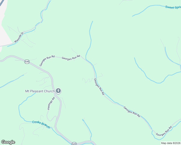 map of restaurants, bars, coffee shops, grocery stores, and more near 2679 Georges Run Road in Shawsville