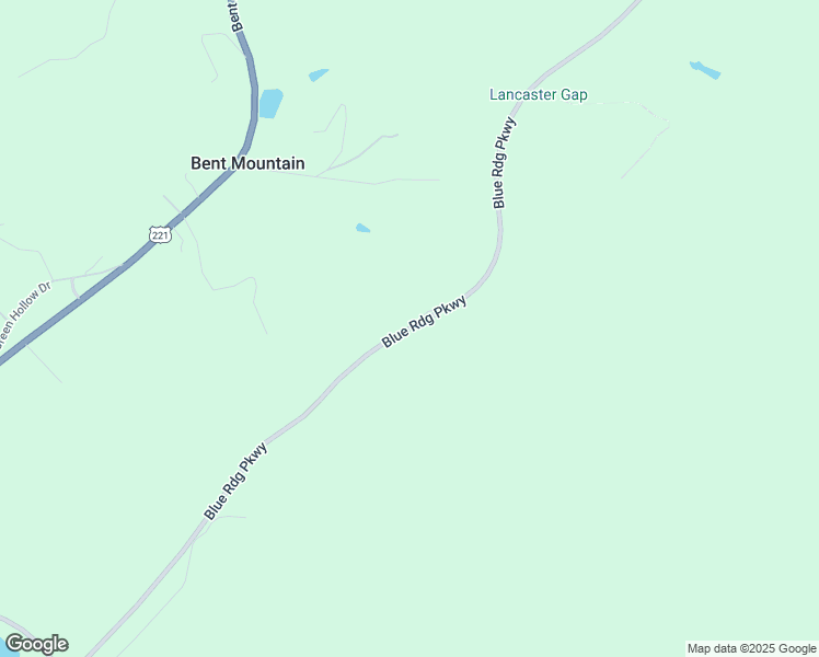 map of restaurants, bars, coffee shops, grocery stores, and more near Blue Ridge Parkway in Bent Mountain