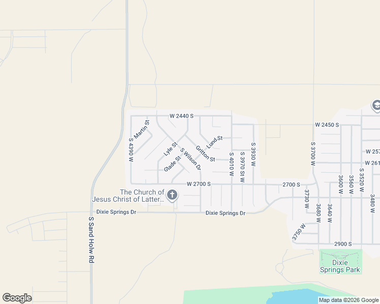map of restaurants, bars, coffee shops, grocery stores, and more near 2555 South Wilson Drive in Hurricane